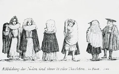 A Depiction of Jewish People and Their Dress, 1706